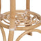 Bijzettafel 50 x 50 x 67 cm Natuurlijk Beige Rotan