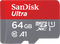 Sandisk Ultra - microSDXC - 64GB - UHS-I Class 10 A1