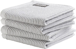DDDDD - Vaatdoek Basic Clean - 30 x 30 cm - Lichtgrijs (set van 4 stuks)