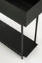 Mica Decorations Greenrax - Plantenstandaard - L70 x B29 x H94 cm - Metaal - Zwart
