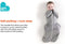 Love to Dream™ Swaddle Up™ - Inbakerslaapzak - ARMS UP™ - Grijs - Small 1.0 TOG (3.5 - 6 kg)