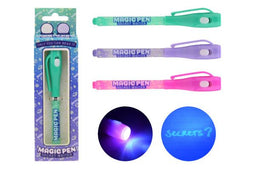 Geheimschrift pen met lampje 28179(Let op! Per Stuk!)