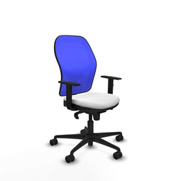 Piqueras y Crespo 1D036N0 - Bureaustoel - Verstelbare hoogte met armleuning - Wit