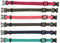 Trixie Puppy Halsband 17-25cm set fuchsia-legergroen-roze-donkergrijs-donkerblauw/turquoise 6st