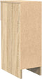 vidaXL - Nachtkastje - met - lade - 20x36x60 - cm - sonoma - eikenkleurig