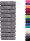 vidaXL - Gastendoekjes - SOLUND - 10 - st - 600 - g/m² - 30x30 - cm - grijs