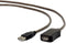 Gembird USB A/USB A M/F - Actieve verlengkabel - 10m - Zwart