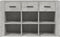 vidaXL - Dressoir - 100x30x59,5 - cm - bewerkt - hout - betongrijs