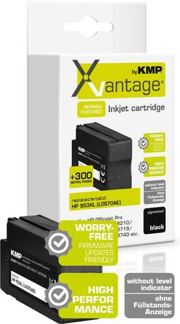 KMP 1747,4081 - Inktcartridge - 55 ml - Zwart