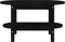 vidaXL - Salontafel - 80x45x45 - cm - massief - grenenhout - zwart