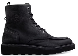 PME Legend Hawkspeed Boots - Leren Heren Boots - Rits en Veter - Zwart - Maat 45