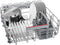 Bosch SMD6EBX02E - Volledig geïntegreerde vaatwasser - 13 couverts - 8 programma's - Wit