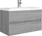 vidaXL - Wastafelkast - 80x38,5x45 - cm - bewerkt - hout - grijs - sonoma - eikenkleur