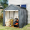 Cost Garagetent - Opslagtent - 240 x 195 x 214 cm - Waterdicht - Grijs