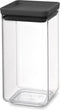 Brabantia Tasty+ Voorraadbus - Stapelbaar - 1,6 l - Dark Grey