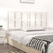 vidaXL - Hoofdbord - 155,5x4x100 - cm - massief - grenenhout - wit