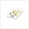 LITTLE BALANCE 8341 slanke elektronische keukenweegschaal - 5 kg / 1 g - blad van gehard glas - extra plat - BD Ananas
