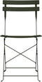 vidaXL - Vouwbare - tuinzetels - 2 - stuks - Donkergroen - Staal