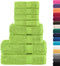 vidaXL - 8-delige - Handdoekenset - SOLUND - 600 - g/m² - appelgroen