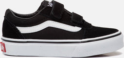 VANS YT Ward V - Lage sneakers - Suède/canvas - Black/White - Maat 29