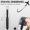 Sansbeauté® 4-in-1 Airstyler - Multistyler - Föhnborstel - Krulborstel - Goud/Wit