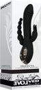 Evolved - Trifecta Rabbit Vibrator - Zwart
