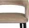 Pole to Pole - Tusk stoel - Velvet - Zandwit - Brandvertragend