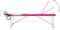 vidaXL - Massagetafel - inklapbaar - 3 - zones - aluminium - wit - en - roze