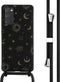 iMoshion Hoesje Geschikt voor Samsung Galaxy S20 FE Hoesje Met Koord - iMoshion Siliconen design hoesje met koord - Zwart / Sky Black