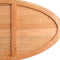 vidaXL - Tafelblad - 180x90x4 - cm - ovaal - massief - eikenhout - lichtbruin