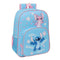 Schoolrugzak Lilo & Stitch Happy Hemelsblauw 33 x 42 x 14 cm