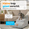 Pawesome Hondentrapje - Hondentrap met 3 treden - Extra stevig en comfortabel - Grijs