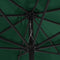 vidaXL - Parasol - met - metalen - paal - 390 - cm - groen