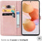 iMoshion Hoesje Geschikt voor Xiaomi 12T Pro / 12T Hoesje Met Pasjeshouder - iMoshion Mandala Bookcase - Rosé Goud