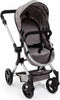 Bayer Design Neo Vario - Combi Poppenwagen - Verstelbare duwstang - Grijs