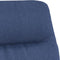 vidaXL Relaxstoel stof blauw