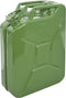Carpoint Benzinekan - Metalen jerrycan 20L - Lekvrije beugelsluiting - Groen