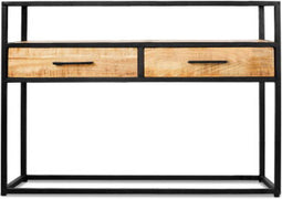 Sidetable Jax visgraat mangohout 120 cm - Naturel