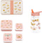 BEAU by Bo Sticky Lemon rugzak small + A Little Lovely Company back to school set Vlinders