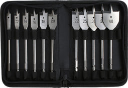 Labor speedborenset Quicklock 11-delig ø10-12 14-16-18-20-22-25-30-35-40mm in rol-etui