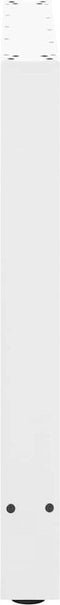 vidaXL - Salontafelpoten - 2 - st - 80x(72-73) - cm - staal - wit