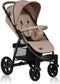 Lionelo Annet Plus - 2 in 1 Kinderwagen - Verstelbaar Inklapbaar XXL Zonnescherm EVA Wielen Beige