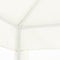 Tuinprik met 4 mugnetten - 3x3m - staal en polyester 140 g - wit