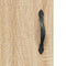 vidaXL - Dressoir - 69,5x34x90 - cm - bewerkt - hout - sonoma - eikenkleurig