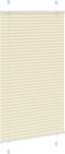 vidaXL - Plissé - rolgordijn - 75x150 - cm - stofbreedte - 74,4 - cm - polyester - crème