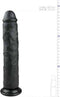 EasyToys - Realistische Dildo met Zuignap - 28,5 cm - Dildo's - Sex Toys voor Vrouwen en Mannen - Dildo Mannen Anaal - Zwart