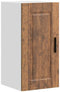 vidaXL - Keukenwandkast - Porto - bewerkt - hout - oud - houtkleurig