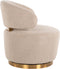 Richmond Draaistoel Maxime sand furry (Himalaya 902 sand furry)