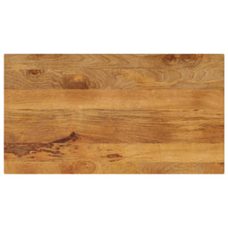 Tafelblad rechthoekig 120x50x3,8 cm massief mangohout