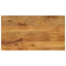 Tafelblad rechthoekig 120x50x3,8 cm massief mangohout